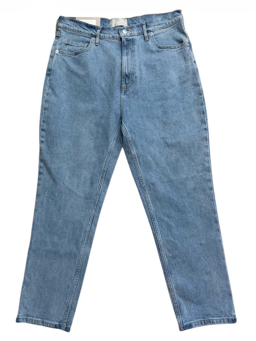 EVERLANE NWT High Rise Straight Leg Ankle Crop Original Cheeky Jeans 31